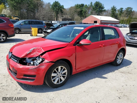2015 Volkswagen Golf TSI SEL with VIN 3VW217AU4FM040388, listed as a Copart auction lot 53714745 with 98,327 mi miles and Clean Title. Bid and sale history available at carsss.com. Image 1.