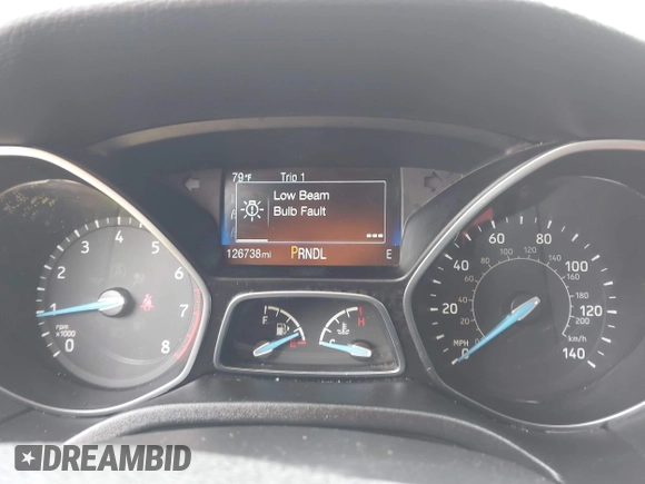 2016 Ford Focus SE with VIN 1FADP3F2XGL324613, listed as a IAAI auction lot 41971597 with 126,738 mi miles. Bid and sale history available at carsss.com. Image 7.
