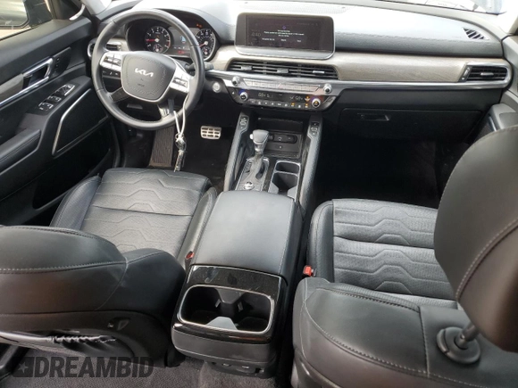 2022 Kia Telluride SX with VIN 5XYP5DHC5NG286516, listed as a Copart auction lot 55111655 with 40,010 mi miles and Salvage title. Bid and sale history available at DreamBid. Image 8.