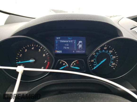 2014 Ford Escape SE with VIN 1FMCU9GX0EUB43986, listed as a Copart auction lot 47384795 with 46,573 mi miles and Clean Title. Bid and sale history available at carsss.com. Image 9.