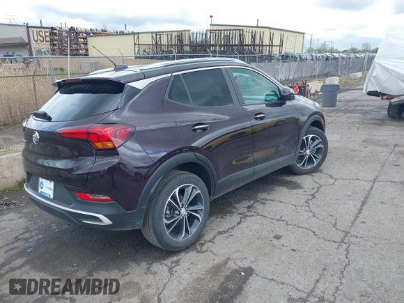 2021 Buick Encore GX Select with VIN KL4MMDSL2MB151382, listed as a IAAI auction lot 42198480 with 60,220 mi miles and . Bid and sale history available at DreamBid. Image 4.