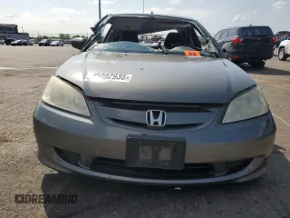 2005 Honda Civic with VIN JHMES96695S010228, listed as a Copart auction lot 55092935 with 156,482 mi miles and Salvage Title. Bid and sale history available at DreamBid. Image 5.