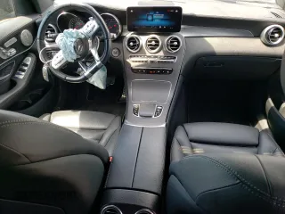 2021 Mercedes-Benz GLC with VIN W1N0J6EB0MF917896, listed as a Copart auction lot 56228614 with 32,147 mi miles and Salvage Title. Bid and sale history available at carsss.com. Image 8.