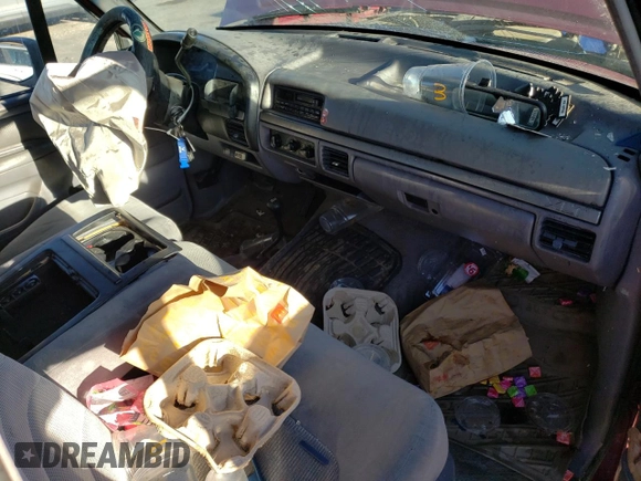1995 Ford F-150 with VIN 1FTEX14H6SKA50724, listed as a Copart auction lot 78309074 with 140,504 mi miles and Salvage Title. Bid and sale history available at carsss.com. Image 8.