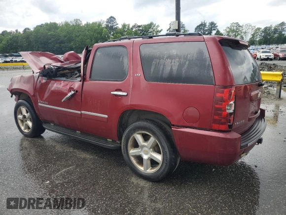 2009 Chevrolet Tahoe LTZ with VIN 1GNFK33009R128434, listed as a Copart auction lot 57104225 with Not provided miles and Salvage title. Bid and sale history available at DreamBid. Image 2.