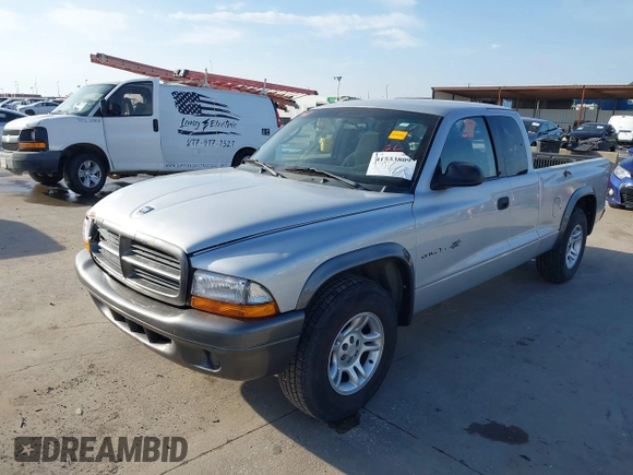 2002 Dodge Dakota with VIN 1B7GL12X62S538389, listed as a IAAI auction lot 41533809 with 159,576 mi miles and . Bid and sale history available at carsss.com. Image 18.