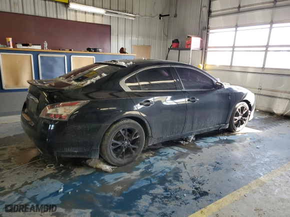 2012 Nissan Maxima 3.5 S with VIN 1N4AA5APXCC853136, listed as a Copart auction lot 45534445 with 163,812 mi miles and Clean Title. Bid and sale history available at carsss.com. Image 3.