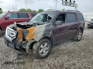 2011 Honda Pilot EX-L with VIN 5FNYF3H72BB047796, listed as a Copart auction lot 55645595 with Not provided miles and Salvage title. Bid and sale history available at DreamBid. Image 1.
