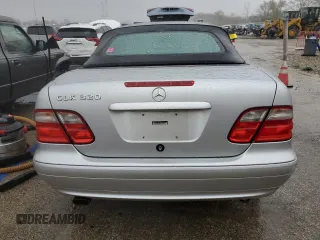 2000 Mercedes-Benz CLK 320/430 with VIN WDBLK65G9YT052770, listed as a Copart auction lot 79308624 with 63,567 mi miles and Salvage Title. Bid and sale history available at DreamBid. Image 6.