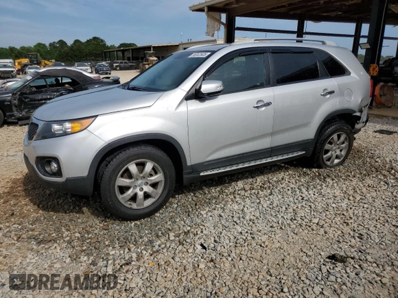 2013 Kia Sorento LX with VIN 5XYKT4A24DG339500, listed as a Copart auction lot 56302605 with 166,733 mi miles and Salvage title. Bid and sale history available at DreamBid. Image 1.