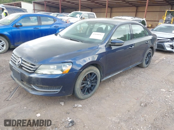2012 Volkswagen Passat S with VIN 1VWAH7A34CC023134, listed as a IAAI auction lot 42680912 with 157,397 mi miles and . Bid and sale history available at DreamBid. Image 2.