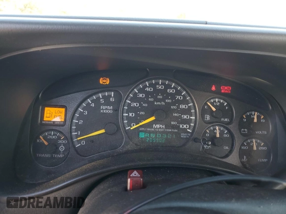 2001 GMC Sierra 1500HD SLE z VIN 1GTGC13U81F154156, wystawiony jako Copart lot #75496844 z przebiegiem 209 902 mil mil oraz Szkody całkowita. Historia ofert i sprzedaży dostępna na DreamBid. Obrazek 9.