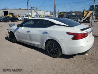 2017 Nissan Maxima SV with VIN 1N4AA6AP2HC434274, listed as a Copart auction lot 48554065 with 109,394 mi miles and Salvage Title. Bid and sale history available at carsss.com. Image 2.