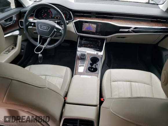 2019 Audi A6 Premium with VIN WAUK2AF24KN064126, listed as a Copart auction lot 53026015 with 55,664 mi miles and Salvage Title. Bid and sale history available at carsss.com. Image 8.