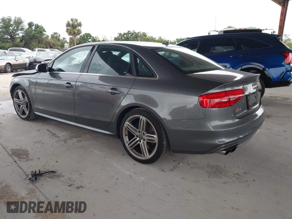 2014 Audi S4 Premium Plus with VIN WAUBGAFL6EA045163, listed as a IAAI auction lot 41987383 with 64,495 mi miles. Bid and sale history available at carsss.com. Image 3.