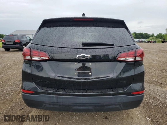 2023 Chevrolet Equinox LS with VIN 3GNAXSEG9PL153949, listed as a Copart auction lot 65366855 with 35,276 mi miles and Salvage title. Bid and sale history available at DreamBid. Image 6.