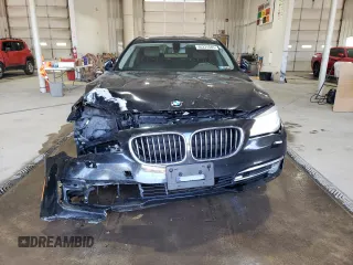 2014 BMW 7 Series 740Li xDrive with VIN WBAYF4C59ED281857, listed as a Copart auction lot 46331045 with 154,696 mi miles and Salvage Title. Bid and sale history available at carsss.com. Image 5.