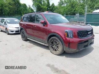 2024 Kia Telluride EX X-Line z VIN 5XYP3DGC6RG435643, wystawiony jako IAAI lot #42279212 z przebiegiem 10 069 mil mil oraz . Historia ofert i sprzedaży dostępna na DreamBid. Obrazek 1.