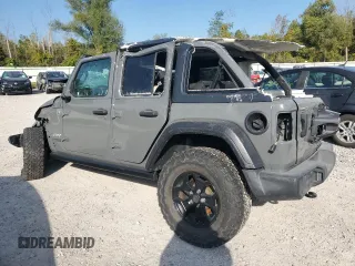 2020 Jeep Wrangler Unlimited Willys with VIN 1C4HJXDG8LW128570, listed as a Copart auction lot 71486074 with 26,258 mi miles and Salvage title. Bid and sale history available at DreamBid. Image 2.