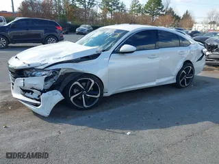 2018 Honda Accord Sedan Sport 1.5T with VIN 1HGCV1F33JA016308, listed as a IAAI auction lot 41001125 with 63,052 mi miles. Bid and sale history available at carsss.com. Image 17.