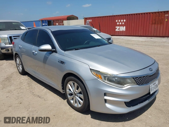 2017 Kia Optima LX with VIN 5XXGT4L39HG140691, listed as a IAAI auction lot 42545243 with 102,329 mi miles and . Bid and sale history available at DreamBid. Image 1.