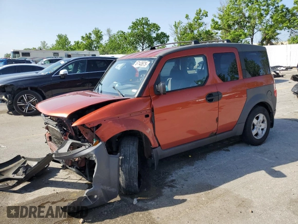 2004 Honda Element EX z VIN 5J6YH28594L022228, wystawiony jako Copart lot #57143675 z przebiegiem Nie podano mil oraz Szkoda całkowita • Salvage title. Historia ofert i sprzedaży dostępna na DreamBid. Obrazek 1.