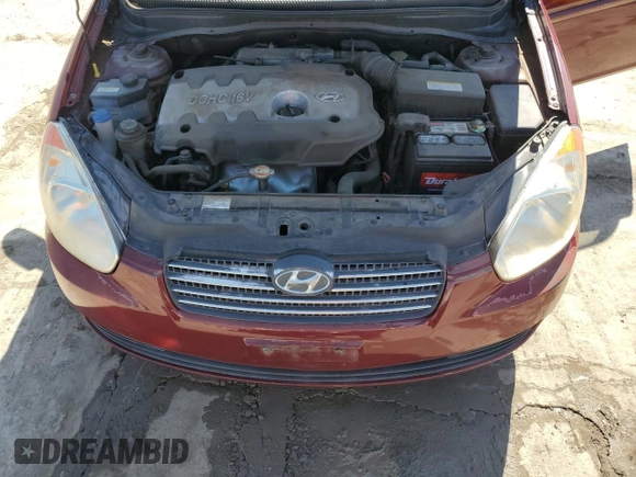 2007 Hyundai Accent GLS with VIN KMHCN46C77U123350, listed as a Copart auction lot 46856845 with 150,833 mi miles and Clean Title. Bid and sale history available at carsss.com. Image 11.