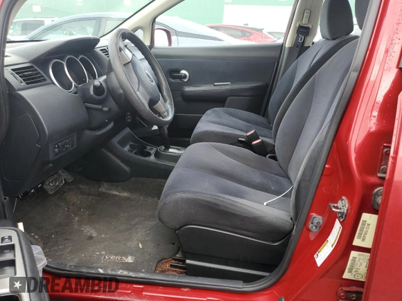 2009 Nissan Versa 1.6 with VIN 3N1CC11EX9L443862, listed as a Copart auction lot 47964725 with Not provided miles and Salvage title. Bid and sale history available at DreamBid. Image 7.