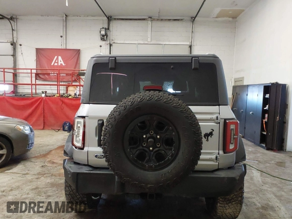 2022 Ford Bronco with VIN 1FMDE5CP3NLB40814, listed as a IAAI auction lot 41578527 with 13,791 mi miles and . Bid and sale history available at DreamBid. Image 16.
