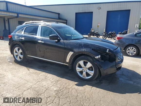 2011 Infiniti FX with VIN JN8AS1MW1BM732530, listed as a Copart auction lot 62831625 with 172,140 mi miles and Salvage title. Bid and sale history available at DreamBid. Image 4.