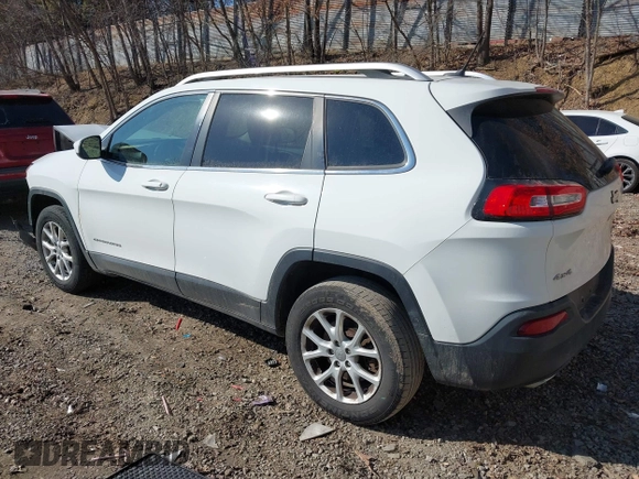 2015 Jeep Cherokee Latitude with VIN 1C4PJMCS7FW503594, listed as a IAAI auction lot 41792820 with 77,325 mi miles. Bid and sale history available at carsss.com. Image 3.
