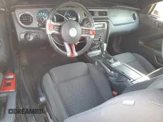 2013 Ford Mustang V6 with VIN 1ZVBP8AM4D5245488, listed as a Copart auction lot 53829135 with 123,512 mi miles and Salvage Title. Bid and sale history available at carsss.com. Image 8.