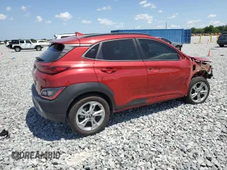 2022 Hyundai Kona SEL with VIN KM8K62AB9NU829955, listed as a Copart auction lot 52787535 with 23,120 mi miles and Salvage Title. Bid and sale history available at DreamBid. Image 3.