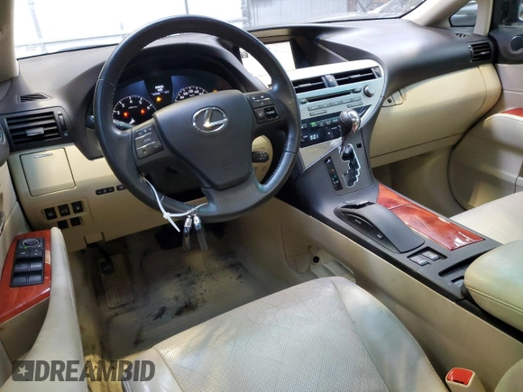 2011 Lexus RX 350 with VIN 2T2BK1BA4BC085766, listed as a Copart auction lot 51962255 with 298,356 mi miles and Salvage Title. Bid and sale history available at DreamBid. Image 8.