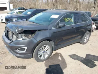 2015 Ford Edge SEL with VIN 2FMTK3J80FBB65384, listed as a IAAI auction lot 41827595 with 120,727 mi miles. Bid and sale history available at carsss.com. Image 2.