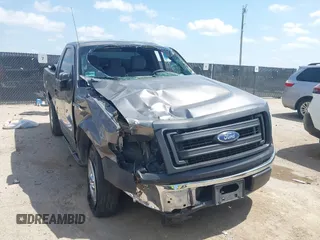 2014 Ford F-150 XL z VIN 1FTMF1CM0EFA43441, wystawiony jako IAAI lot #42526218 z przebiegiem 232 421 mil mil oraz . Historia ofert i sprzedaży dostępna na DreamBid. Obrazek 1.