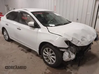 2019 Nissan Sentra SV with VIN 3N1AB7AP8KY213776, listed as a IAAI auction lot 41931881 with 50,688 mi miles and . Bid and sale history available at DreamBid. Image 1.