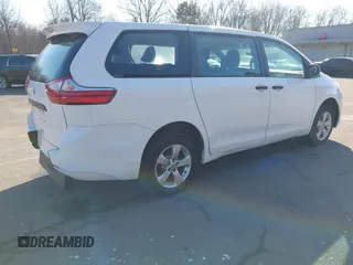 2017 Toyota Sienna L with VIN 5TDZZ3DC7HS776329, listed as a IAAI auction lot 41743217 with 141,181 mi miles and . Bid and sale history available at DreamBid. Image 4.
