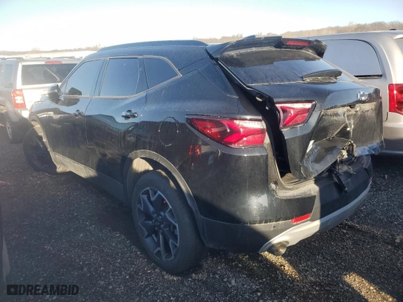 2020 Chevrolet Blazer LT with VIN 3GNKBDRS2LS715011, listed as a Copart auction lot 47259965 with 0 mi miles and Salvage Title. Bid and sale history available at carsss.com. Image 2.