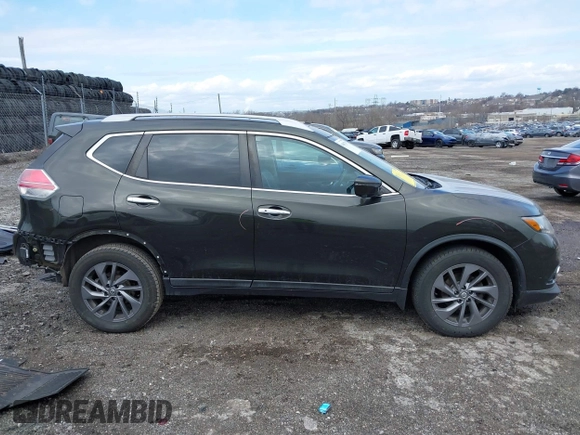 2016 Nissan Rogue SV with VIN 5N1AT2MV0GC856643, listed as a IAAI auction lot 41887299 with 174,382 mi miles and . Bid and sale history available at DreamBid. Image 14.