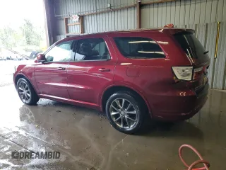 2017 Dodge Durango GT with VIN 1C4RDJDG5HC917700, listed as a Copart auction lot 54650215 with 124,483 mi miles and Salvage title. Bid and sale history available at DreamBid. Image 2.