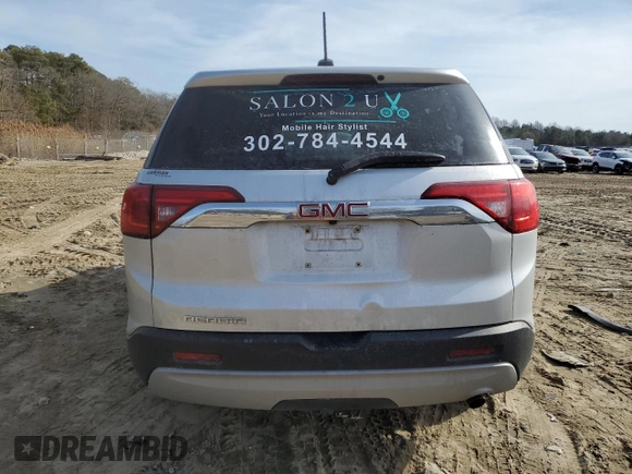 2017 GMC Acadia SLE with VIN 1GKKNKLA1HZ286270, listed as a Copart auction lot 43014505 with 87,099 mi miles and Salvage Title. Bid and sale history available at DreamBid. Image 6.