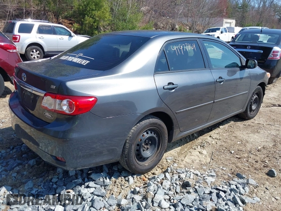 2011 Toyota Corolla L with VIN 2T1BU4EE1BC678256, listed as a IAAI auction lot 41977864 with 211,723 mi miles. Bid and sale history available at carsss.com. Image 4.
