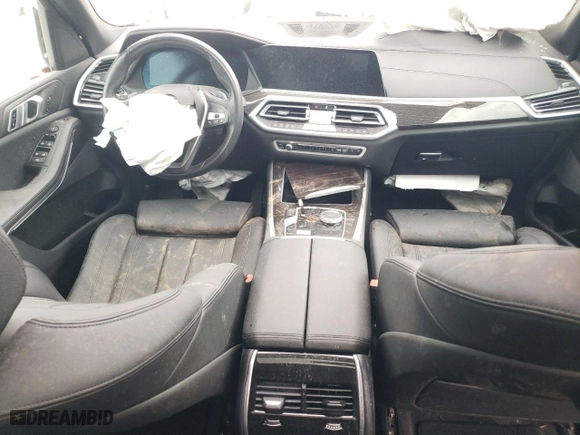 2021 BMW X5 sDrive40i with VIN 5UXCR4C02M9G19725, listed as a Copart auction lot 47860955 with 0 mi miles and Clean Title. Bid and sale history available at carsss.com. Image 8.