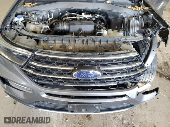 2022 Ford Explorer XLT with VIN 1FMSK8DH6NGC05835, listed as a Copart auction lot 56245535 with 54,839 mi miles and Salvage title. Bid and sale history available at DreamBid. Image 12.