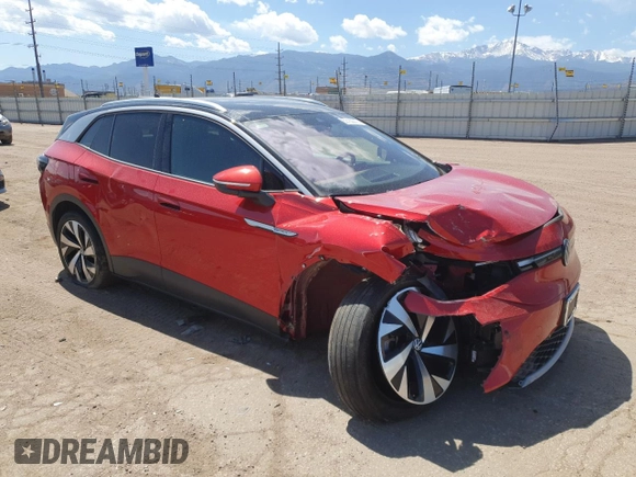 2022 Volkswagen ID.4 Pro S z VIN WVGUNPE23NP070009, wystawiony jako Copart lot #53162915 z przebiegiem 29 742 mil mil oraz Szkoda całkowita • Salvage title. Historia ofert i sprzedaży dostępna na DreamBid. Obrazek 4.