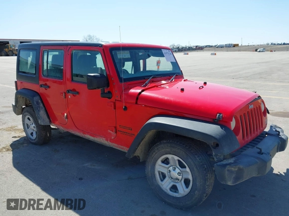2016 Jeep Wrangler Unlimited Sport RHD with VIN 1C4BJWKG2GL321551, listed as a IAAI auction lot 41975136 with 229,019 mi miles and . Bid and sale history available at DreamBid. Image 1.