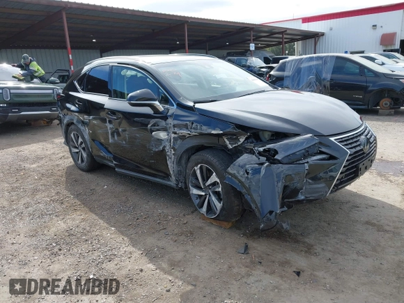 2019 Lexus NX with VIN JTJYARBZ0K2152235, listed as a IAAI auction lot 41658197 with 54,802 mi miles. Bid and sale history available at carsss.com. Image 1.
