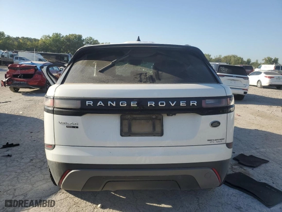 2018 Land Rover Range Rover Velar S with VIN SALYB2RX1JA734076, listed as a Copart auction lot 74284384 with 0 mi miles and Salvage Title. Bid and sale history available at carsss.com. Image 6.