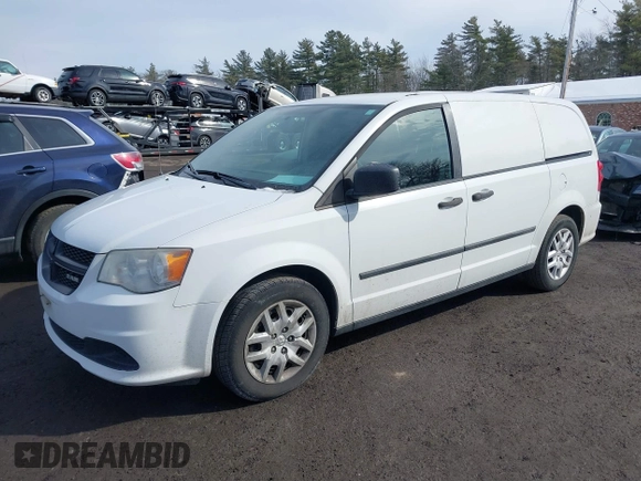 2014 Ram Cargo Van Tradesman with VIN 2C4JRGAG8ER375873, listed as a IAAI auction lot 41644062 with 238,997 mi miles. Bid and sale history available at carsss.com. Image 2.